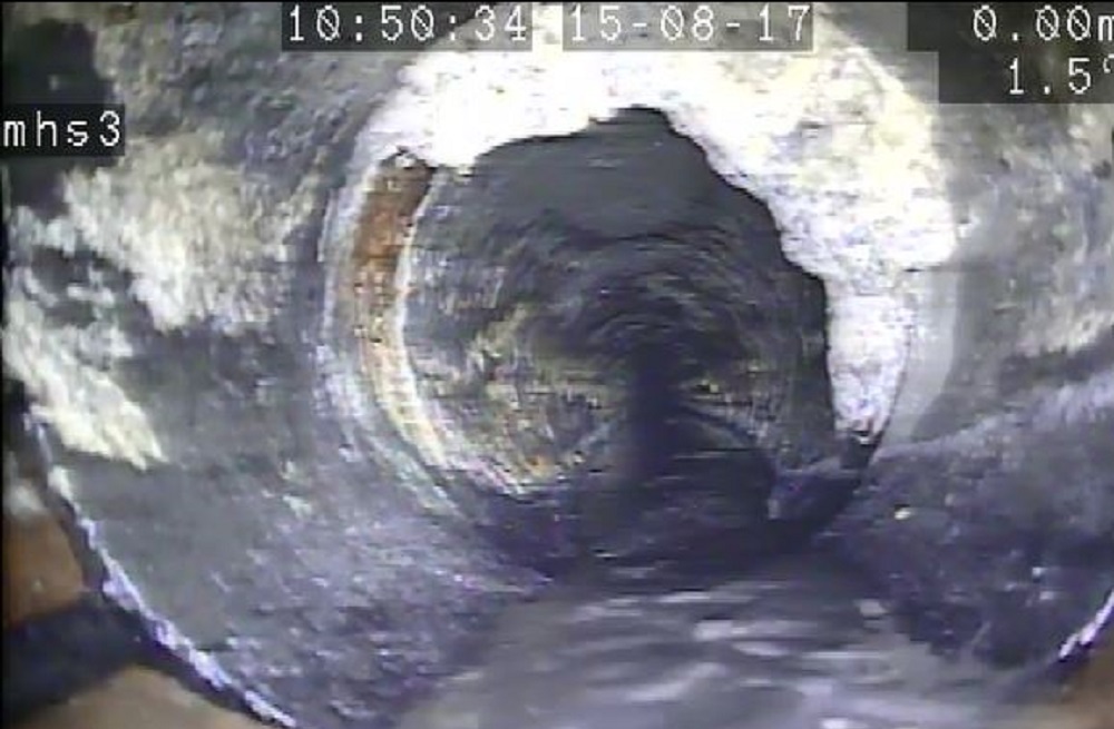 Calcium build up Scarborough Robotic mainline camera